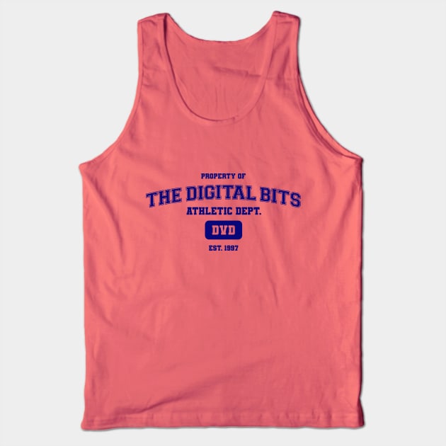 The Digital Bits DVD Athletics - Blue on Light Tank Top by TheDigitalBits